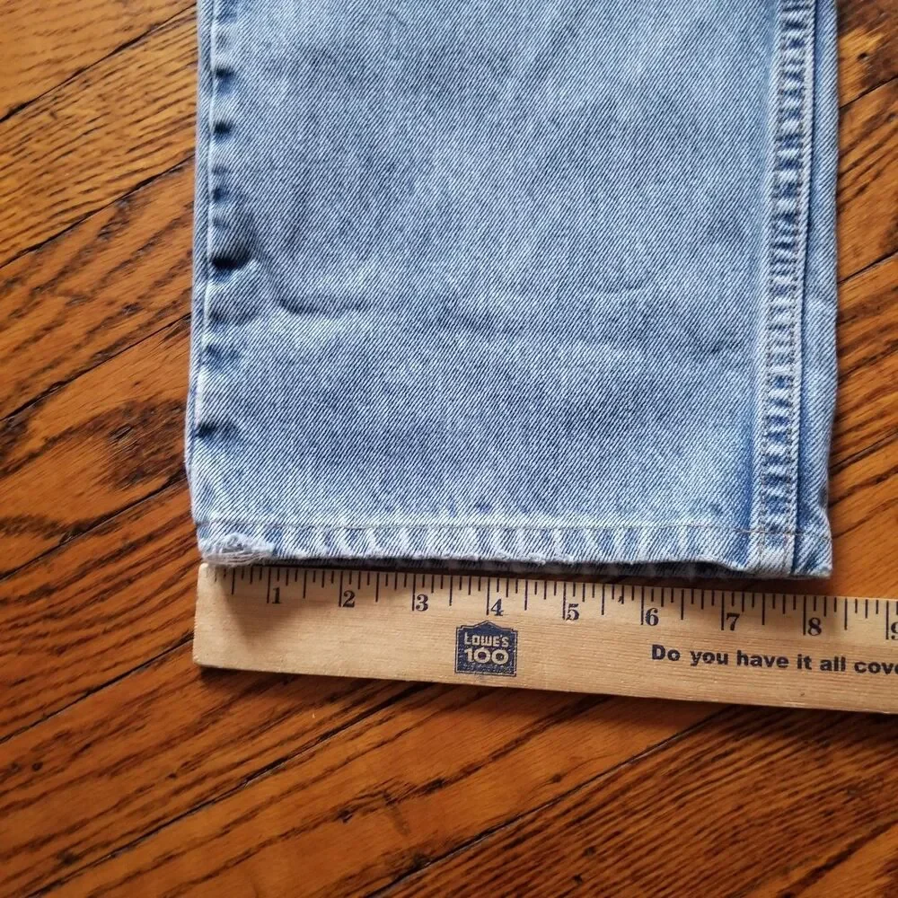 Vintage Levi's 505 Regular Fit Men's 36x32 Light Wash Blue Denim Jeans